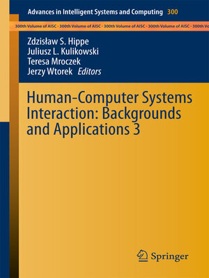 cover image of Human-Computer Systems Interaction